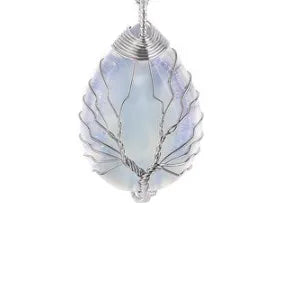 1 Piece Natural Stone Crystal Tree Water Droplets