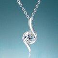 Elegant S925 Silver Necklace With Moissanite For Women Ideal For Graduation Wedding Daily Wear Birthday And Christmas Gifts